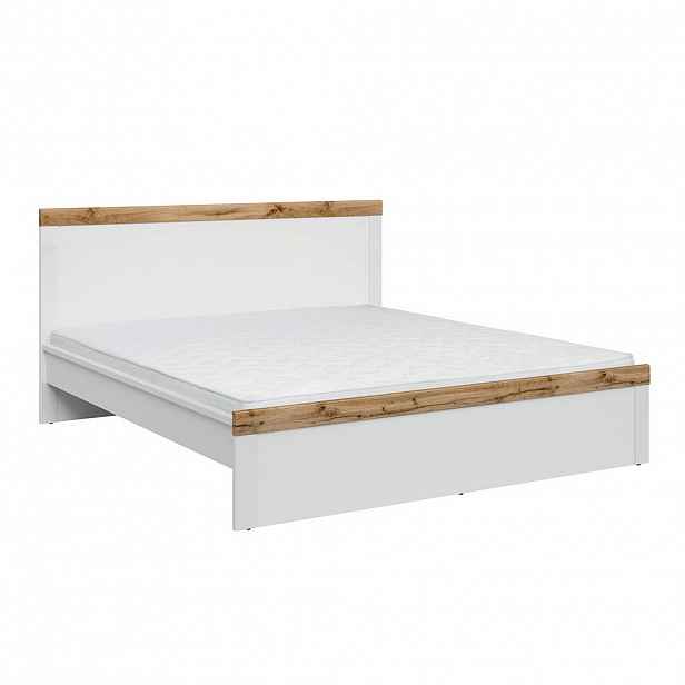 Petits-meubles POSTEL 180/200 Hella Bílá a dřevo