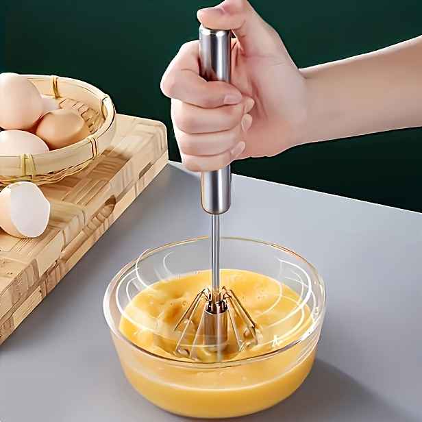 TEMU Ruční mixér a metla na vejce. Ergonomická rukojeť pro pohodlný a snadný úchop; vyrobeno z odolných materiálů s lehkou konstrukcí, je to
