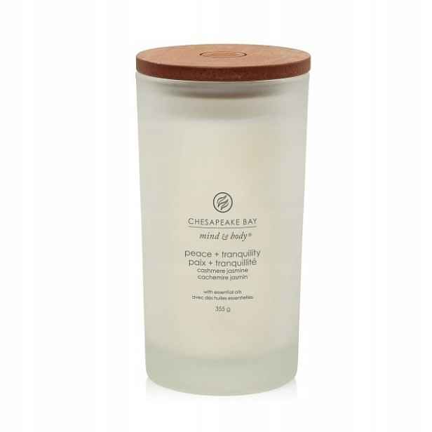 Velká svíčka Peace & Tranquility (Cashmere Jasmine) Chesapeake Bay Candl