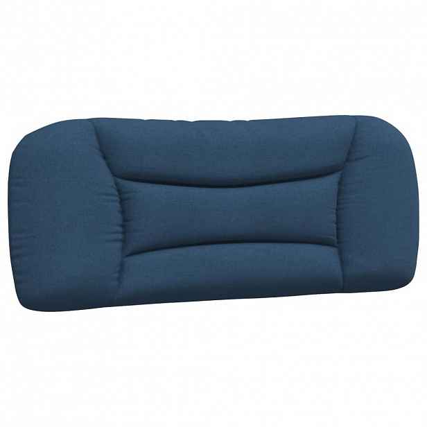 vidaXL Polštář na čelo postele Hvar modrý 100 cm textil