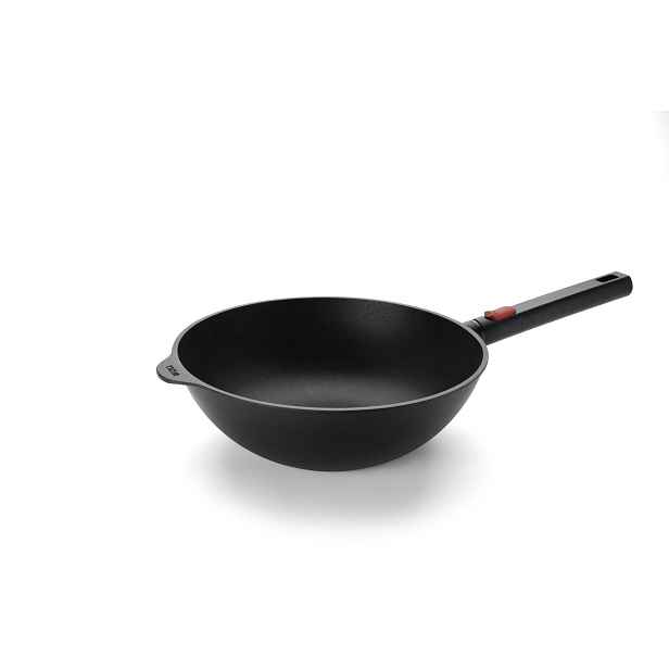 Woll Nepřilnavá wok pánev Eco Logic QXR s odnímatelnou rukojetí, 28 cm 11028LCI-Q