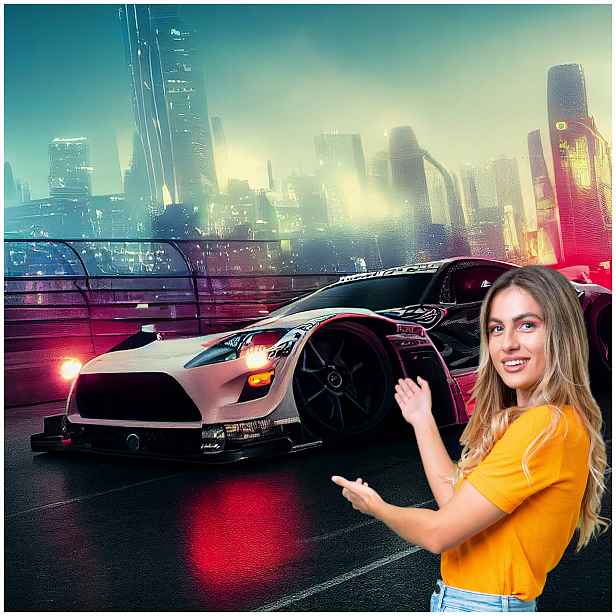 Fototapeta 3D Pro Mládež Auto Motocykl 196x260 DMSM37W