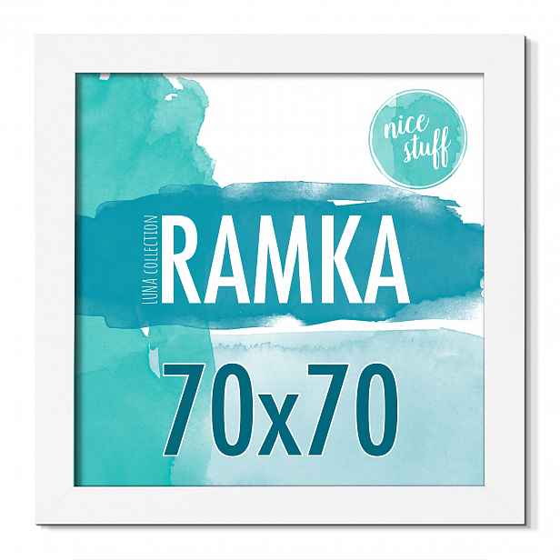 Rámeček 70x70 Rámeček Na Fotografie Plakát Rámečky na fotografie bílá velká