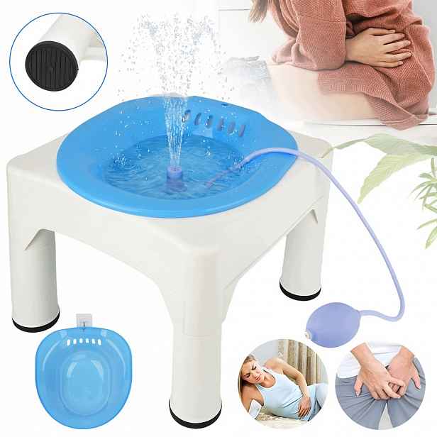 Sanitární Bidet, Miska Na Sedací Bazén, Skládací Wc Nástavec, 100 Kg