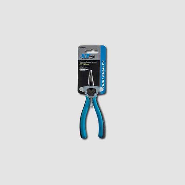 XTLINE Kleště prodloužené zahnuté softgrip | 200 mm
