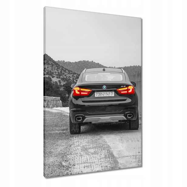 Obrazy 60x90 Bmw černé X6