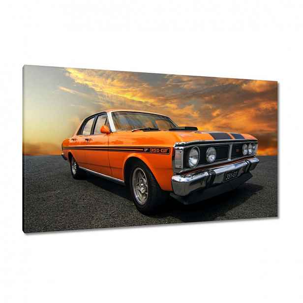Obrazy 120x70 Oranžový Klasika Auto