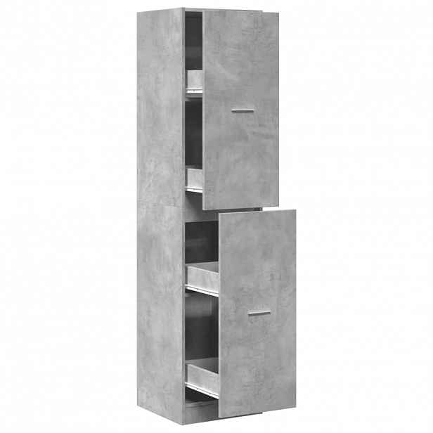 vidaXL Skříňka na léky betonově šedá 40x41x174,5 cm kompozitní dřevo