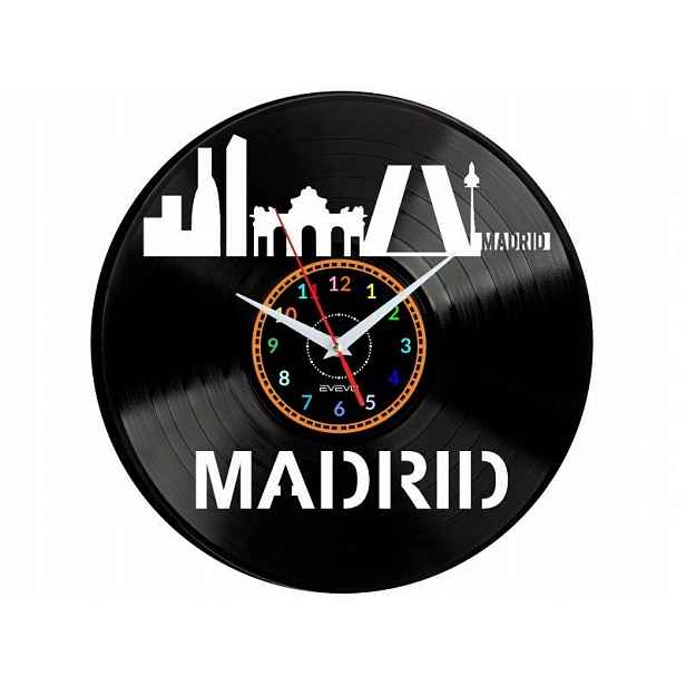 Madrid Dekorativní Nástěnné Hodiny, Moderní Vinylová Deska Jako Dárek