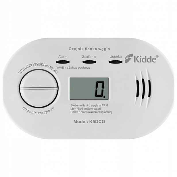 Detektor Oxidu Uhelnatého Kidde K5DCO LCD displej