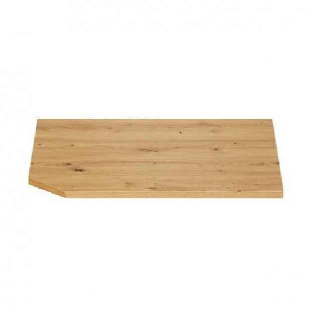 Kuchyňská deska 220x60x3,8 cm MALIA - dub artisan, levé provedení