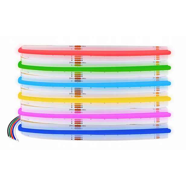 Pásek Led Cob Rgb 24V 840 diod/m Neon Silná role 5 m