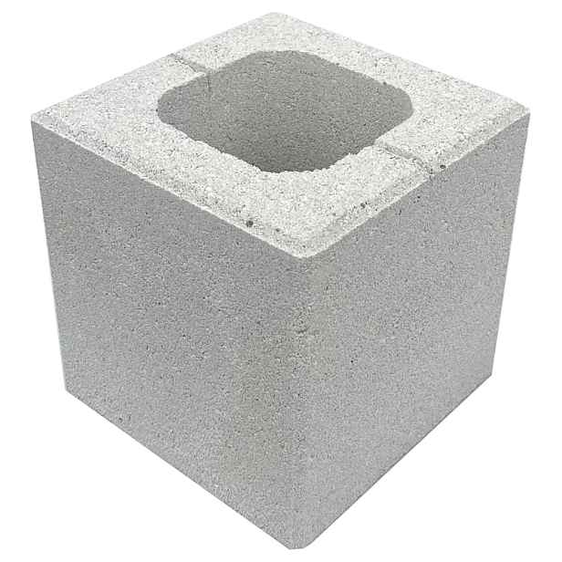 Tvárnice plotováBEST MURO II bílá 200×200×200 mm