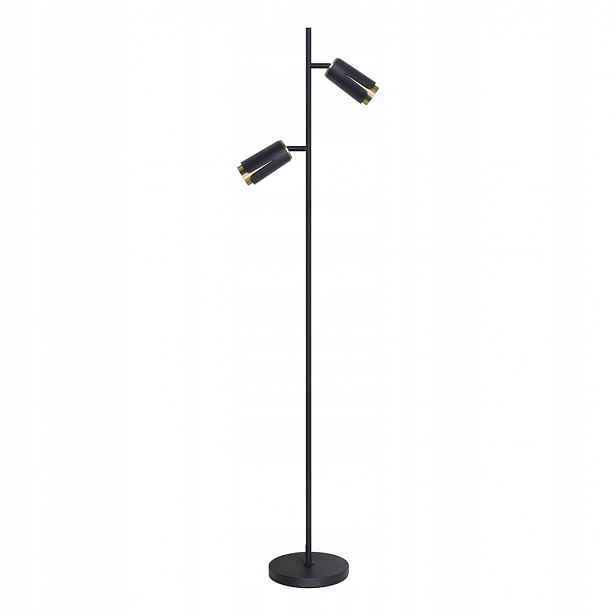 Podlahová lampa Flower Černá Zlatá 2xGU10 150 cm Stojací lampa Pokojový dům