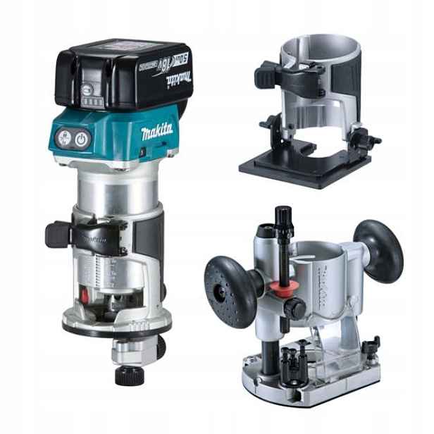 Makita DRT50RTJX2 aku kombinovaná frézka s příslušenstvím 18V/2*5Ah