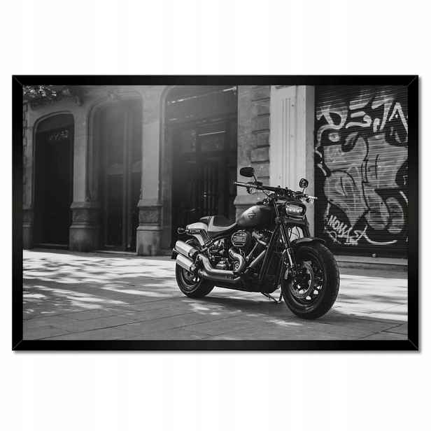 Plakáty v rámu 60x40 Harley Davidson Motocykl