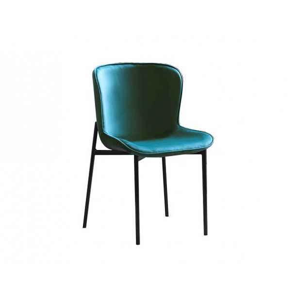 Jídelní židle, smaragdová Velvet látka, ADENA