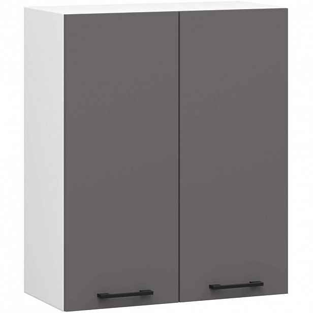 RAUMHIRSCH FURNITURE ZÁVĚSNÁ SKŘÍŇ Bílá, grafitově šedá 72/60/30