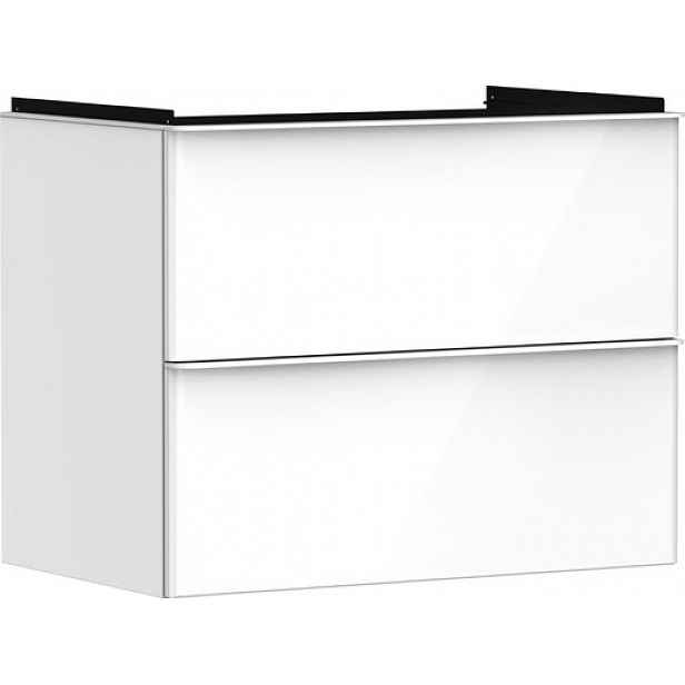 Skříňka pod umyvadlo bez umyvadla Hansgrohe Xelu Q 78x62,5x47,5 cm bílá lesklá 54027700