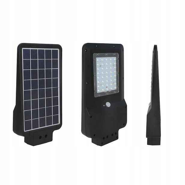 V-tac Solární pouliční lampa 15W Led černá ST-15 6000K 1600lm