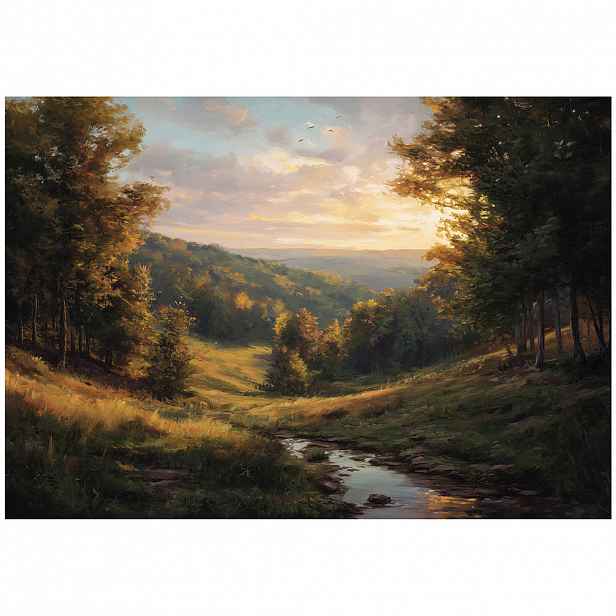 Wallarena FOTOTAPETA les stromy béžová 400x280 cm