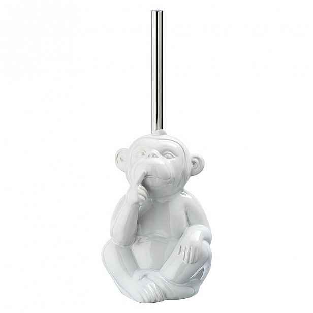 Keramický toaletní kartáč Wenko Monkey Quiet