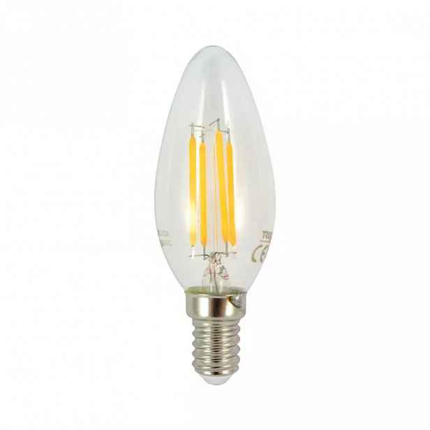 LED žárovka Filament svíce 5W E14 C35 2700K