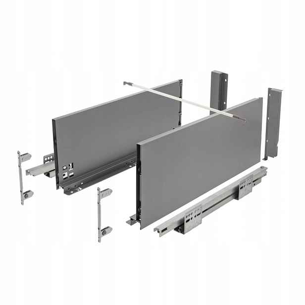 Šuplík Gtv Axis Pro 350 mm push to open, velmi vysoká, antracit H-199