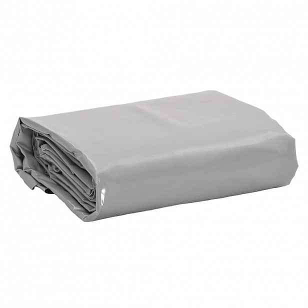 vidaXL Plachta 650g / m² Šedá 2 x 3 m Plátno s PVC povrchovou úpravou