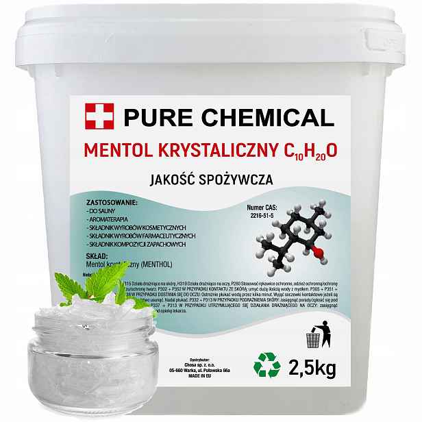 Krystalický Mentol Do Sauny Krystaly 2500g 2,5kg