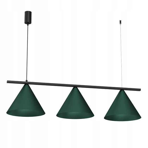 Závěsná lampa Milagro Capital MLP1530 Zelená 3xGX53 Šířka 110 cm Regulo