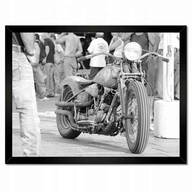 Plakáty v rámu 40x30 Harley Davidson Motocykl