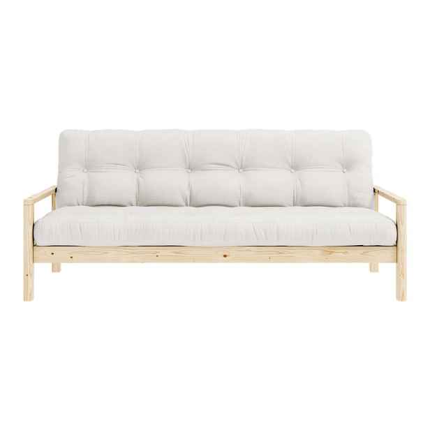 Krémová rozkládací pohovka 205 cm Knob – Karup Design