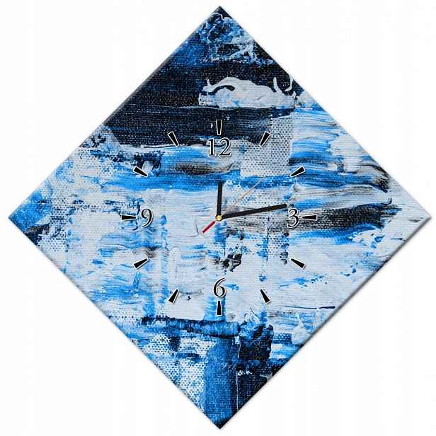 Hodiny 56x56 Abstrakce Classic Blue