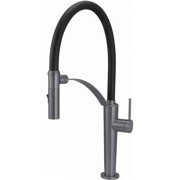 Kuchyňská baterie s flexibilním silikonovým výtokem Titanium Design