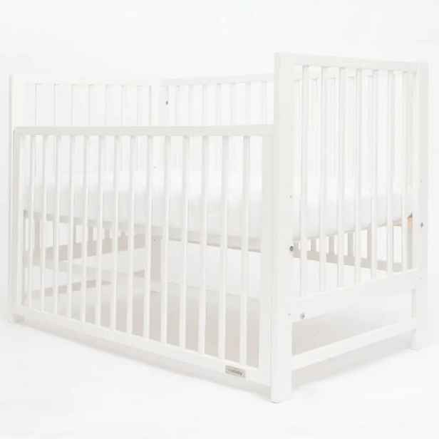 NEW BABY Dětská postýlka New Baby BASIC se stahovací bočnicí bílá