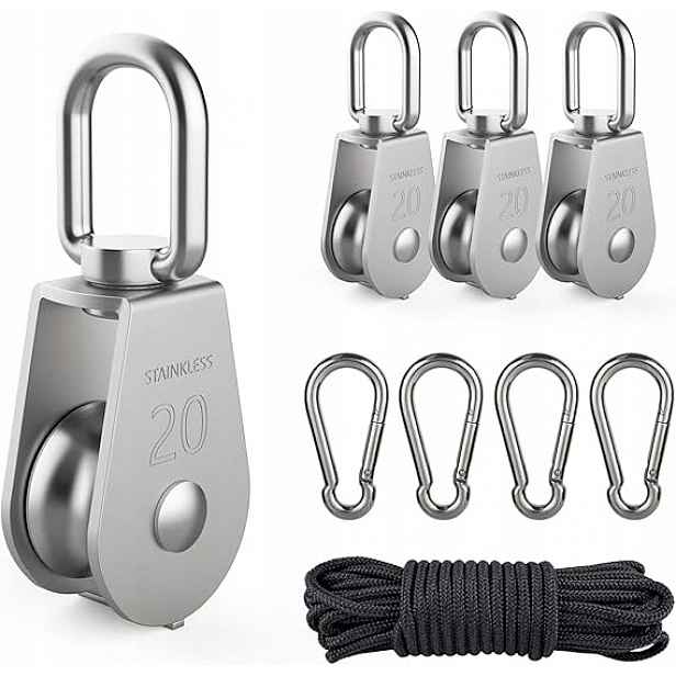 Pásový Kolík Z Nerezové Oceli 20 MM Set Lanko Karabina