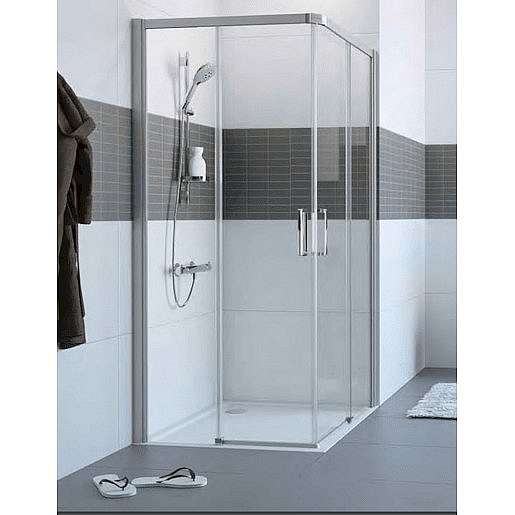 Sprchové dveře 120x200 cm levá Huppe Classics 2 chrom lesklý C25105.069.322