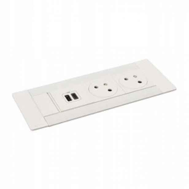Zásuvka Multilink 2X2P+Z/USB Bílá Legrand 654771