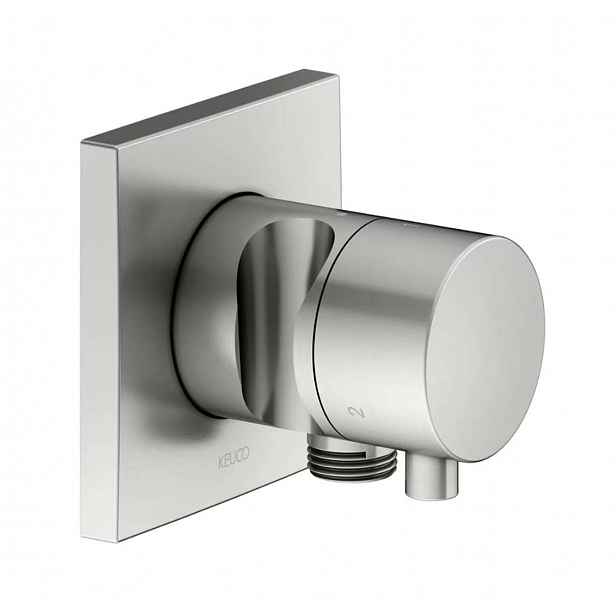 Keuco IXMO Comfort - Přepínací ventil pod omítku, pro 3 spotřebiče, s připojením a držákem sprchy, nerez 59548061202