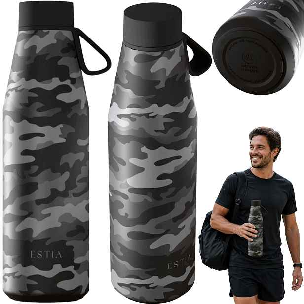 Termoláhev 500 ml Láhev Na Pití na Horké Studené Nápoje do 24 hodin do práce v horách