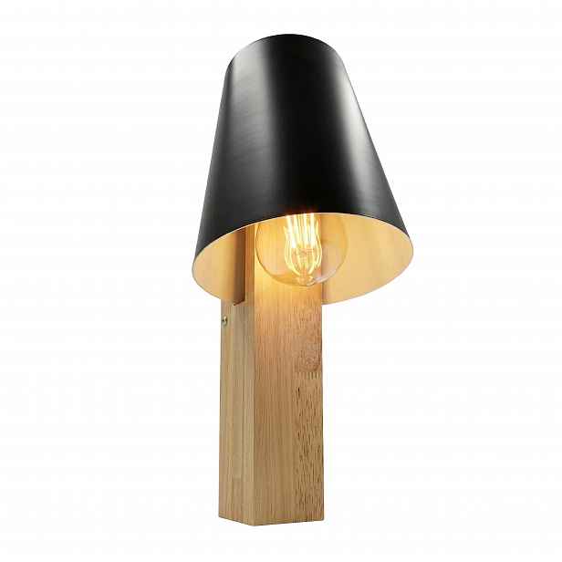 Nástěnná Lampa Dřevěná Černá Klasická APP1279-1W Loft