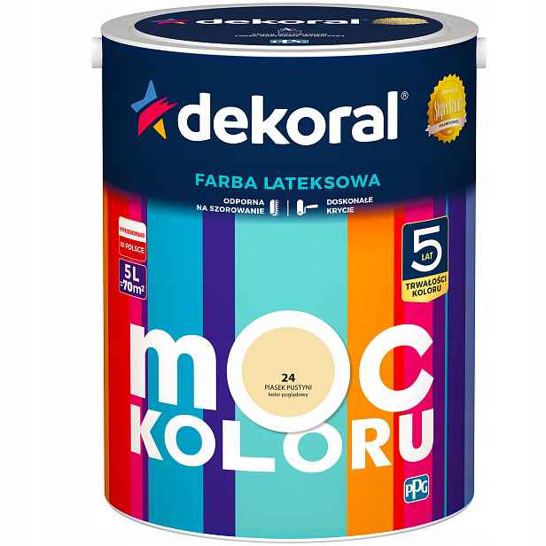Barva do interiéru Dekoral 5L Písek Pouště