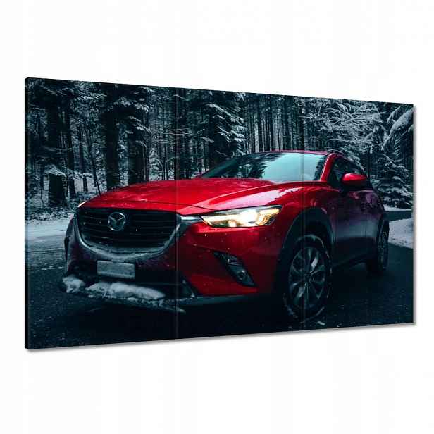 Obrazy 120x80 Červená Mazda Auto