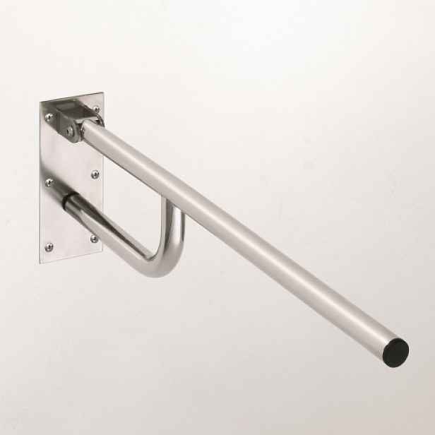 Úchyt sklopný Bemeta Help 760 mm bez krytky nerez matný