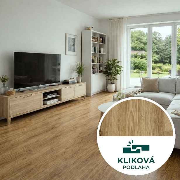 Vinylová podlaha kliková Canadian Design Canmore, 1230 x 180 mm, Egibi