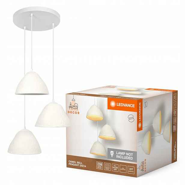 Závěsné Stropní Svítidlo Dekorativní E14 Bílá Decor Ledvance