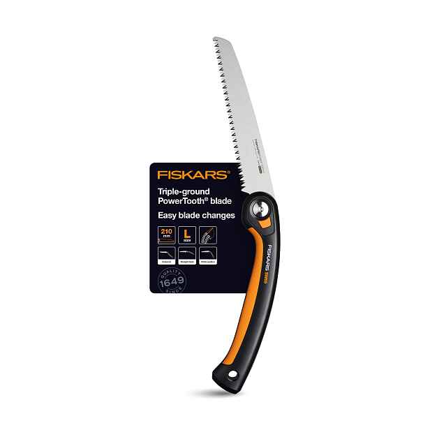 Fiskars Plus SW69 Ruční skládací pila na řezání větví s aretací čepele
