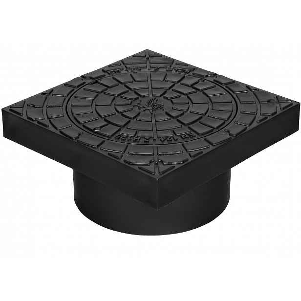 Kryt poklopu pro teleskop 315 mm BabylonPlast B125 (12,5T) Drážka 400x400