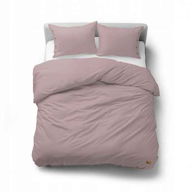 Povlečení s ozdobnými knoflíky 160x200 Pure růžové
